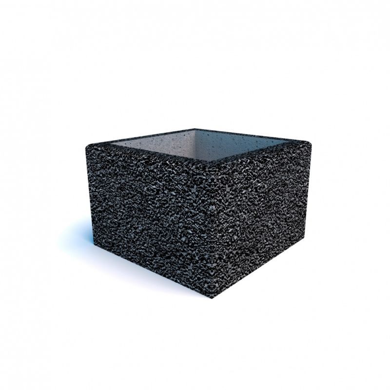 Вазон бетонный уличный Моника (фактура габбро-диабаз)