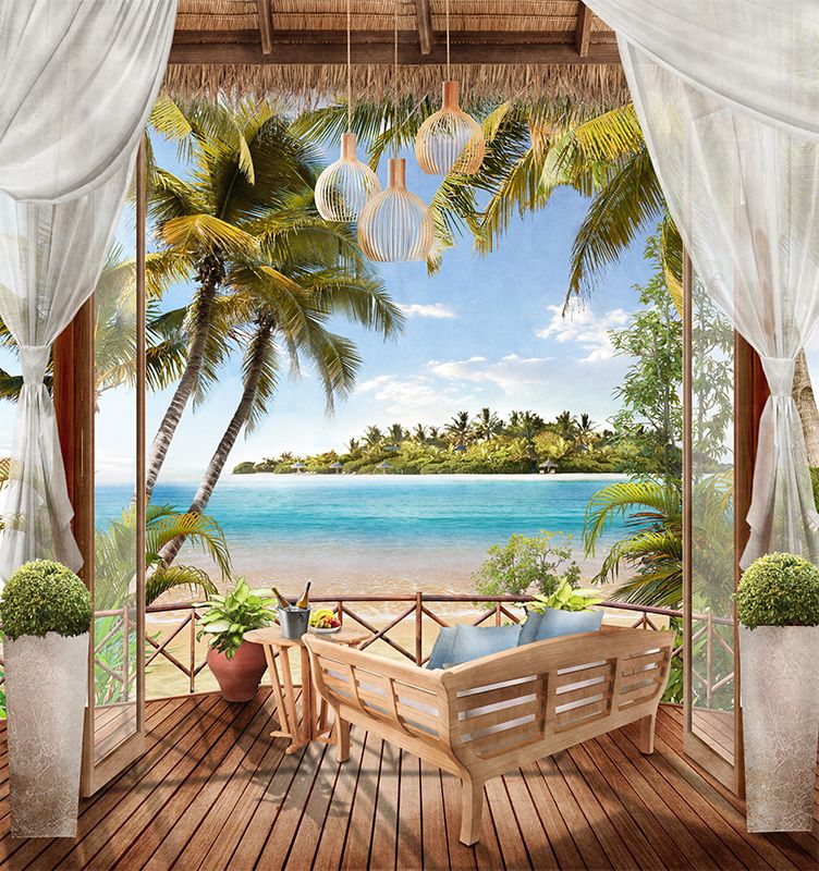 Фреска Современный Графический Дизайн 50072