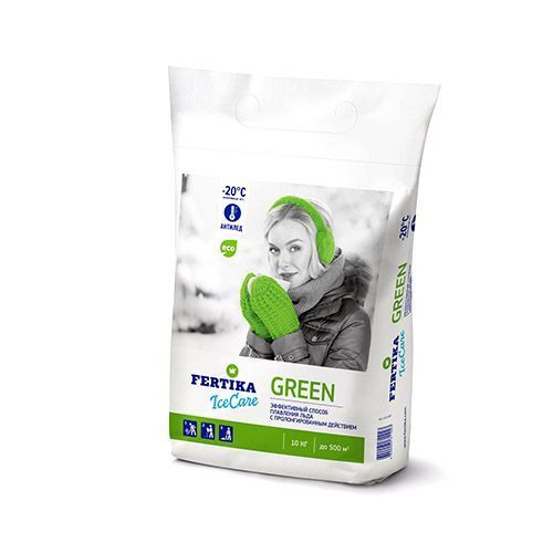 Антигололёд Фертика ICECARE GREEN, 10 кг