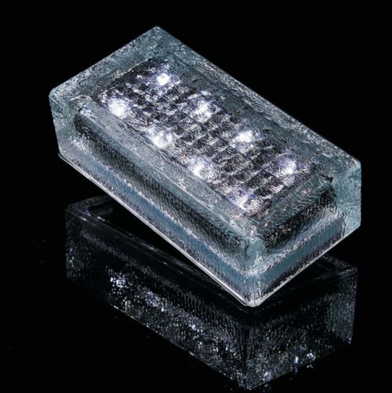 Светодиодная брусчатка на солнечных батареях Aqua Brand, Бриллиант 198x98x60