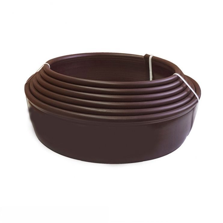 Бордюр Кантри Б-1000.02.11-ПП пластиковый коричневый