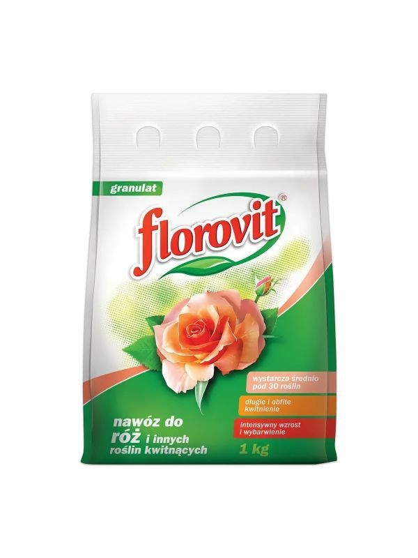 Florovit гранулированный для роз и других цветущих растений (георгинов, пионов, гладиолусов, 1 кг