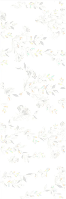 Вставка Creto Dew Bianko 20х60 04-01-1-17-03-01-2425-0