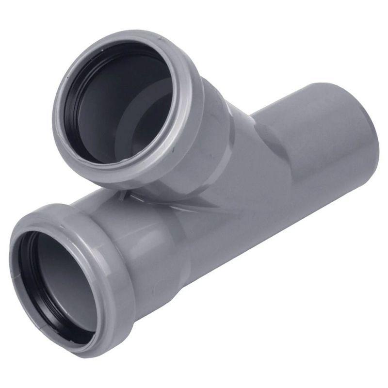 Тройник канализационный Ø 50 x 50 мм 45