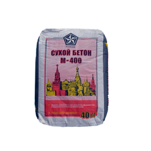 Сухой бетон М-400 Русеан, 40 кг.