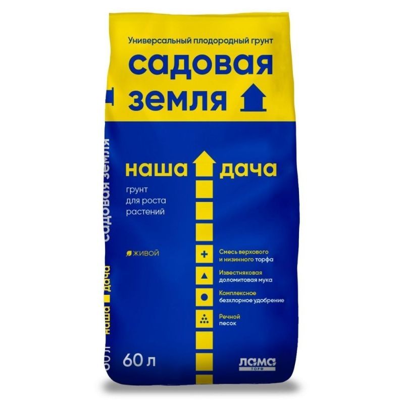 Грунт Универсальный Наша Дача "Садовая Земля" 60 л