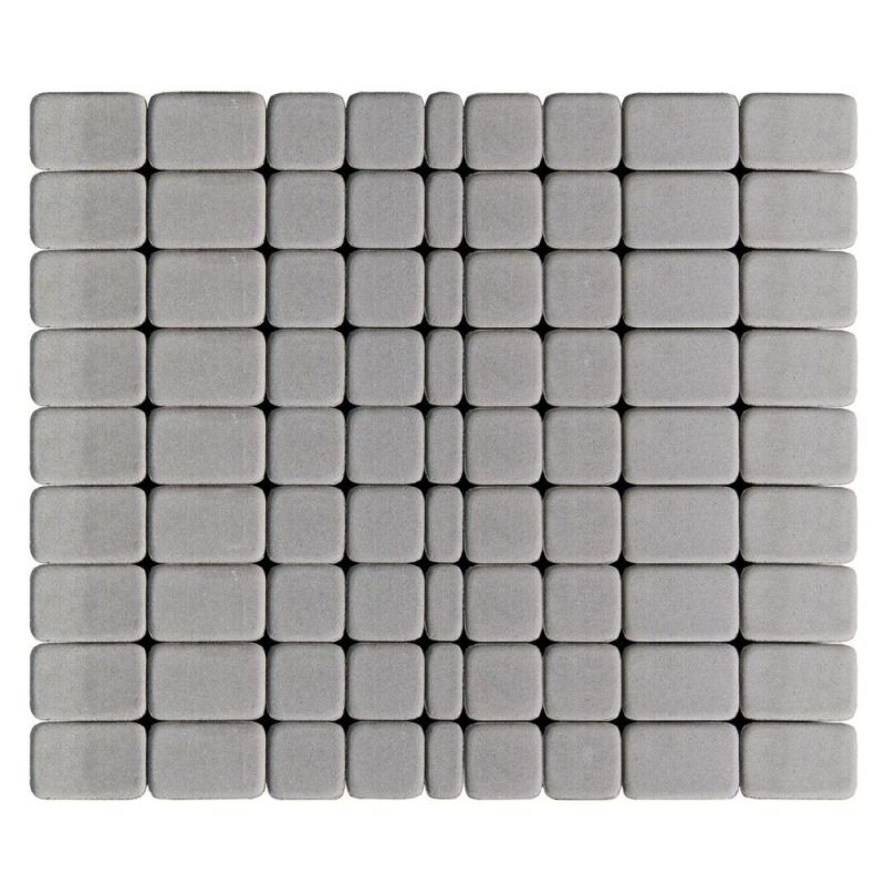 Тротуарная плитка BRAER Классико Серый Полный прокрас 60 мм