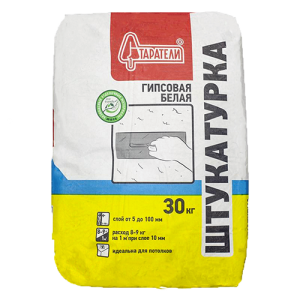 Гипсовая штукатурка Старатели, белая, 30кг