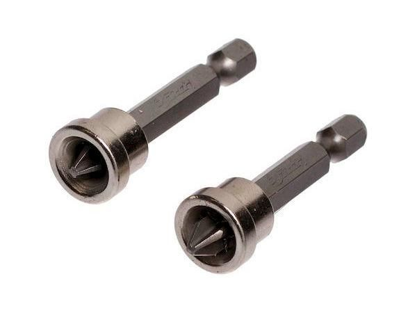 Набор насадок-бит с ограничителем глубины PH2-25мм; PH2-50мм, 2шт. (Hardax)