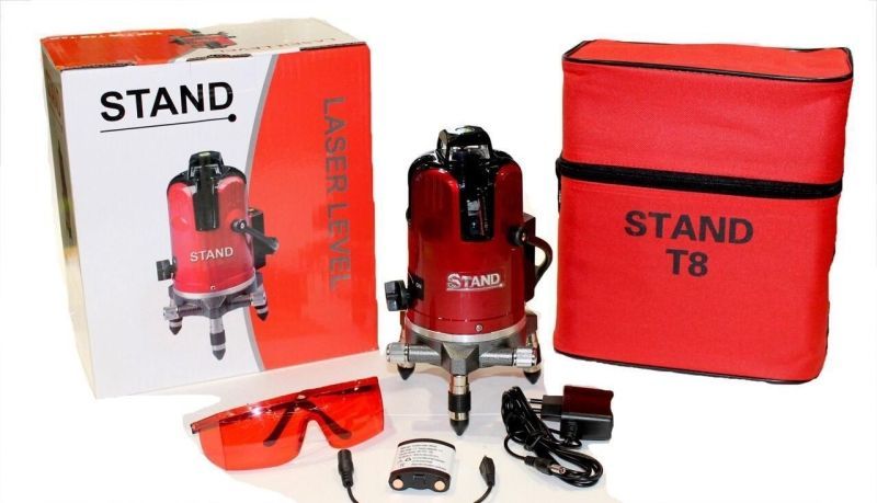 Лазерный уровень STAND T8