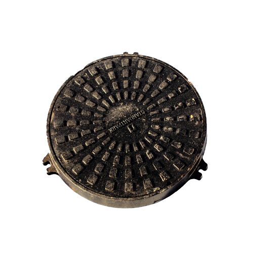 Смотровой люк чугунный ЛС-38 O380 мм