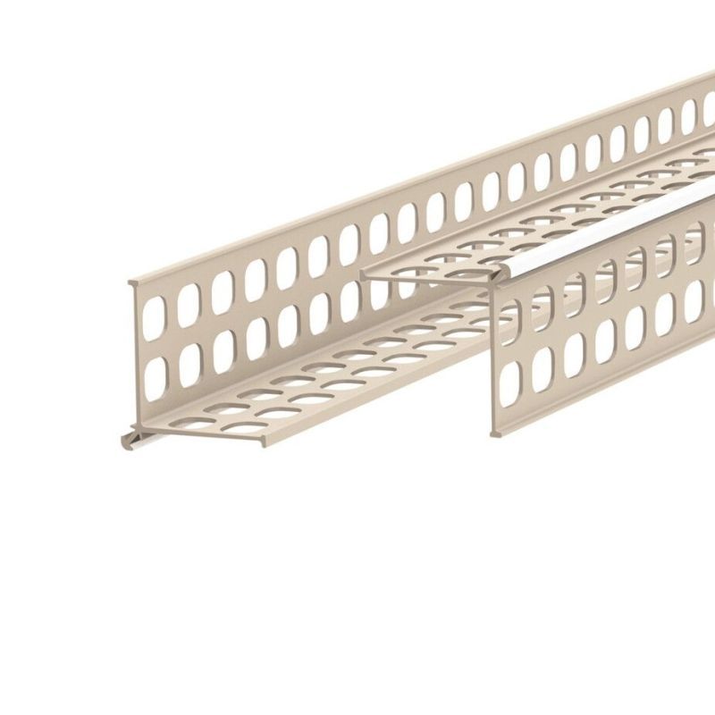 Профиль углозащитный пластиковый Ideal ЕвроУгол 40х40 мм с маяком 6 мм 3 м (20 шт.)