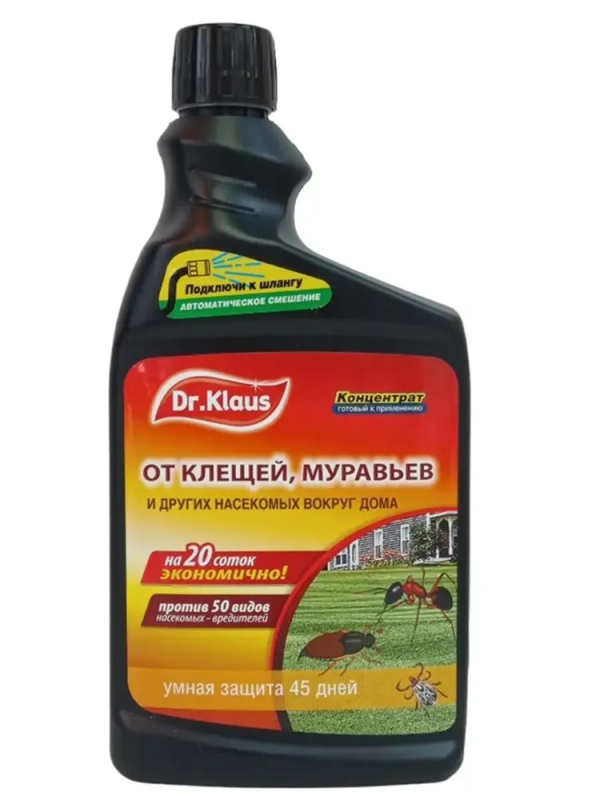 Концентрат от муравьев, клещей и других насекомых Dr.Klaus 1 л