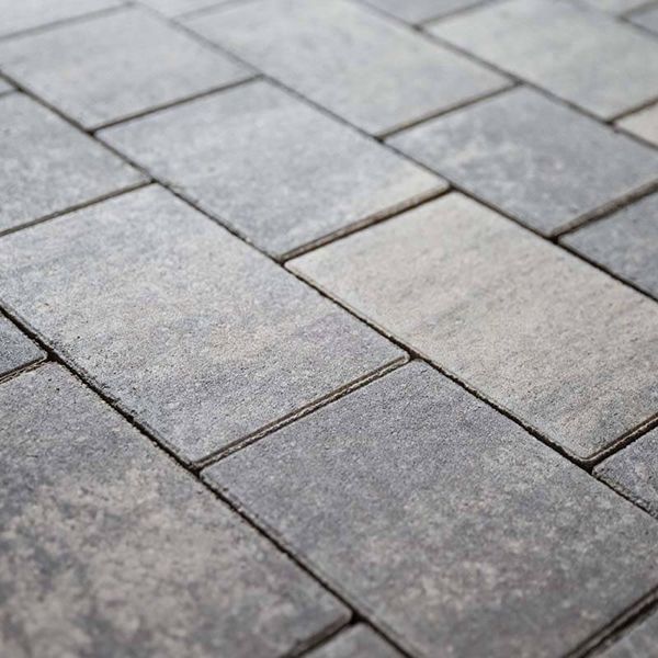 Тротуарная плитка STEINGOT Новый город Штайн Сильвер Верхний прокрас 60 мм