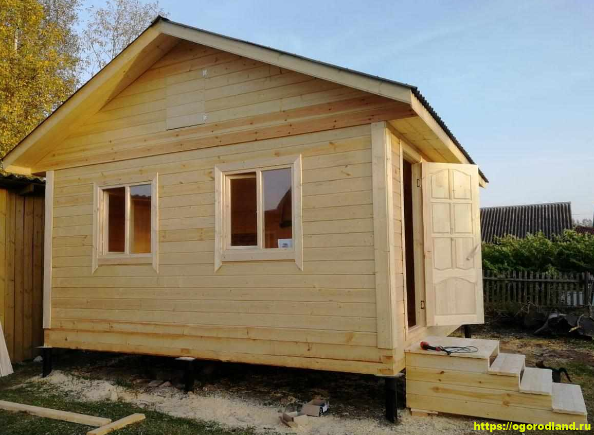Каркасная баня 3 на 5