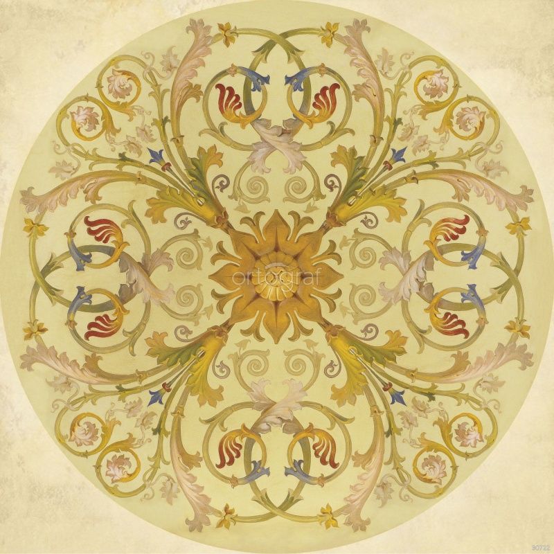 Фреска Потолок с узором Art.30722