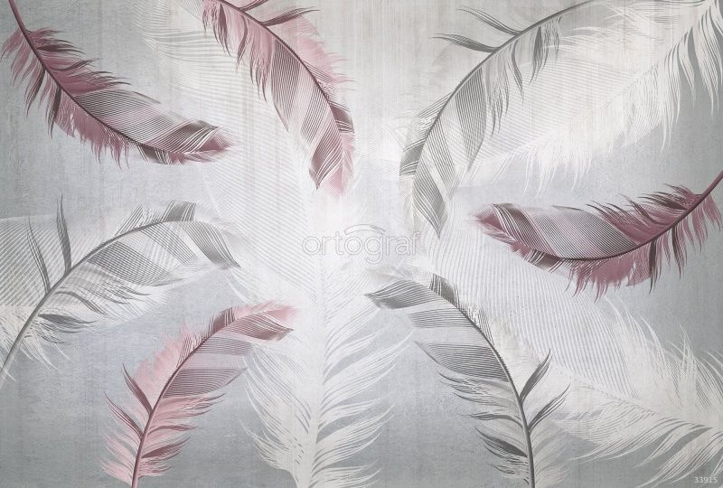 Фреска Перья Art.33915