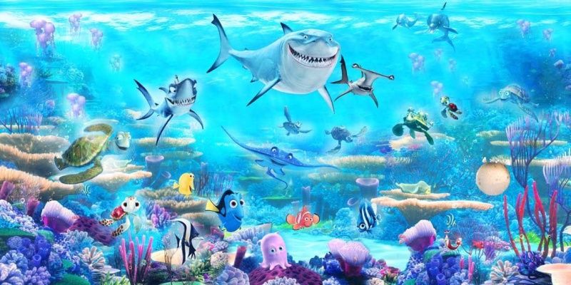 Фреска Подводный сказочный мир
