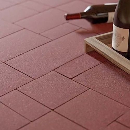 Тротуарная плитка STEINGOT Прямоугольник Красный  Верхний прокрас 60 мм