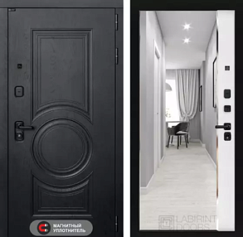 Входная дверь Гранд с зеркалом Панорама