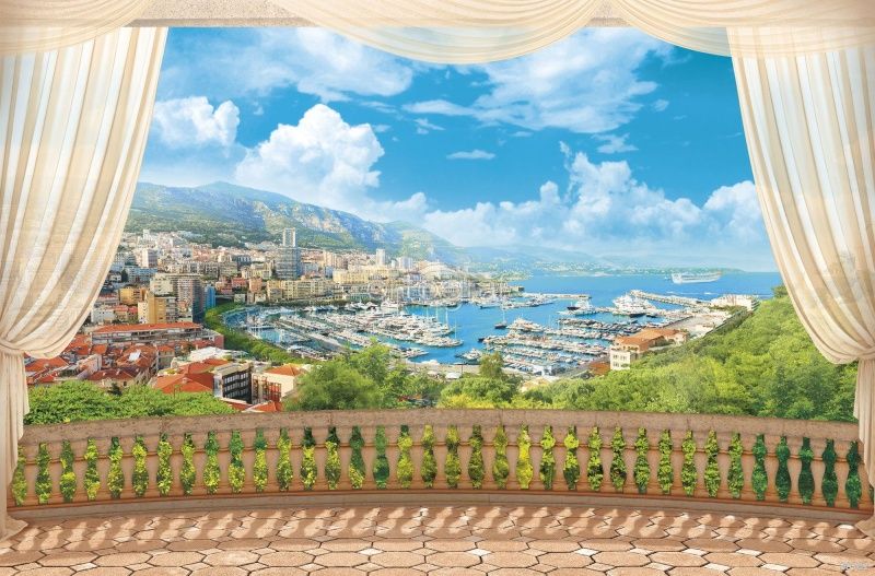 Фреска Прибрежный город Art.30782