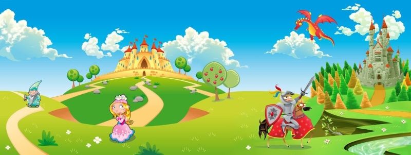 Фреска Два сказочных замка