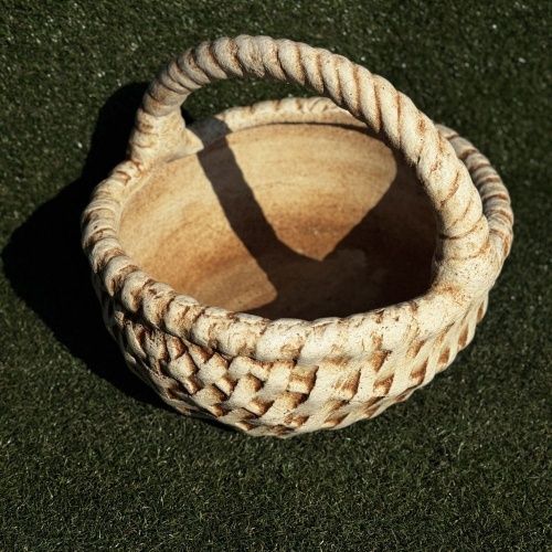 Кашпо "Лукошко" (с одной ручкой)