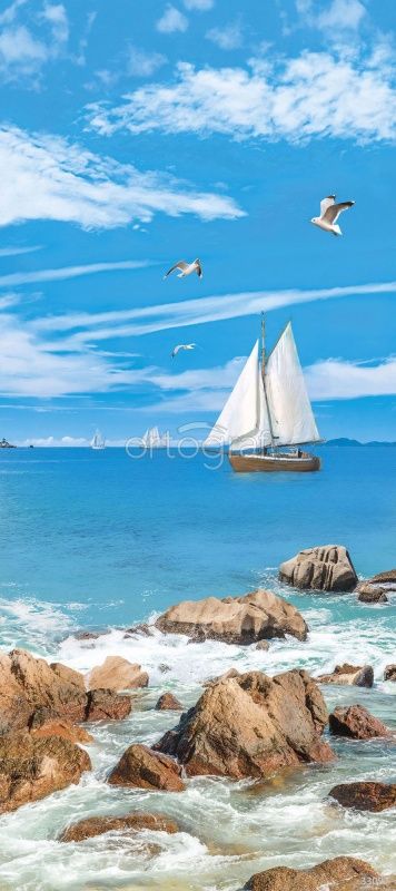 Фреска Парусники Art.33097