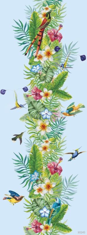 Фреска Тропический куст Art.30245