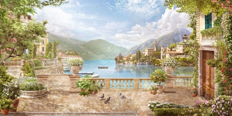 Фреска Современный Графический Дизайн 44546