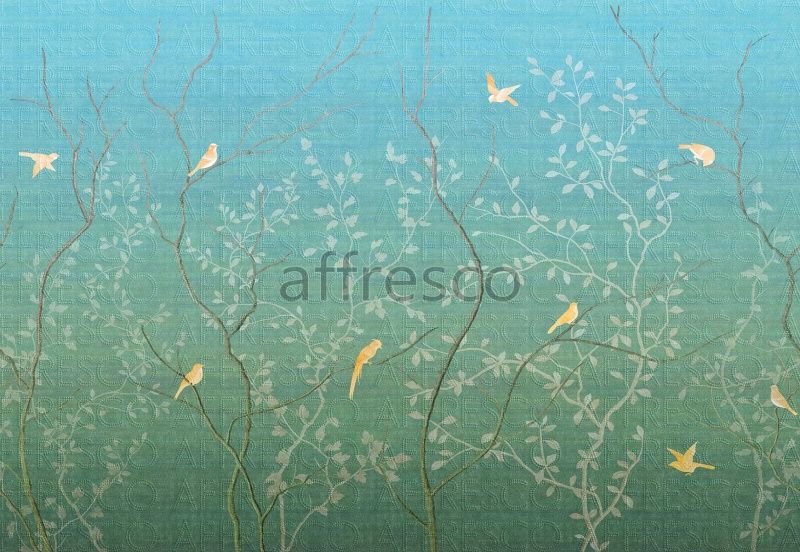 Фреска Птицы на ветке, арт. ID136184