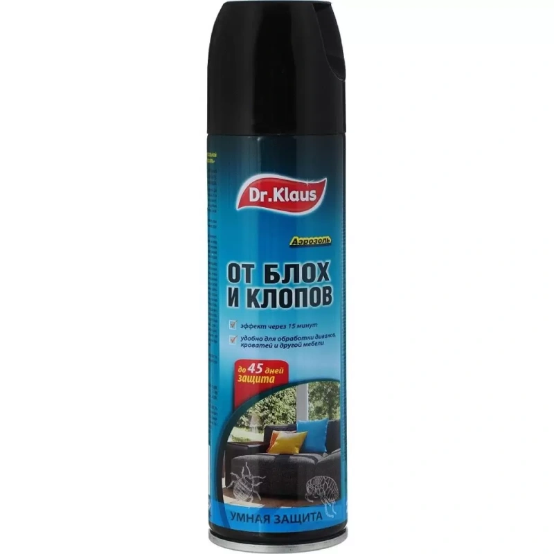 Аэрозоль о клопов и блох Dr.Klaus 250 мл