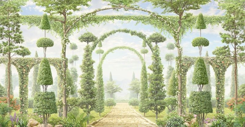 Фреска Tropical Райский сад. ag0170