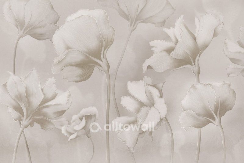 Фреска Нежные альстромерии