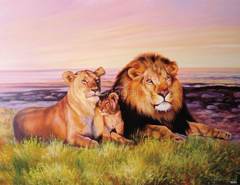 Фреска Семейство царственных особ Art.8243