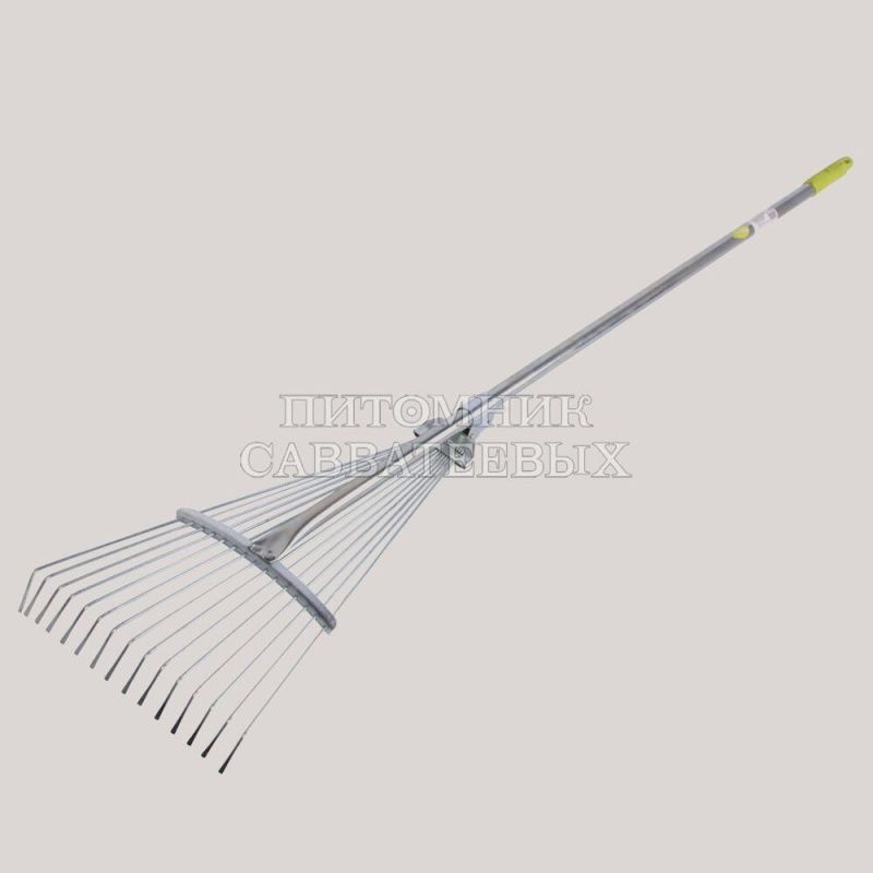 Грабли LISTOK веерные металл с алюм ручкой