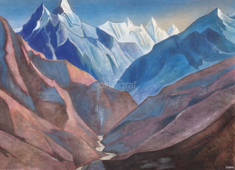 Фреска Рерих Н К Горы Art.33964