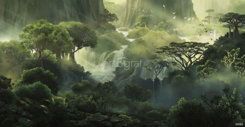 Фреска Затерянный мир Art.33581