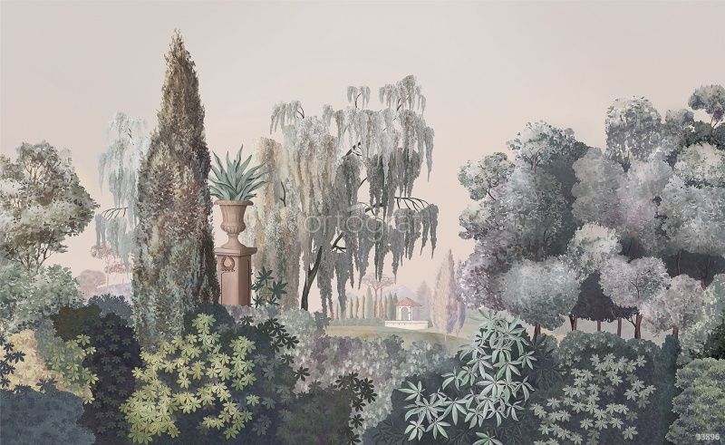 Фреска Усадьба с садом Art.33896