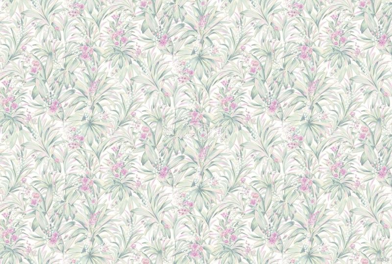 Фреска Цветущая пальма Art.30878