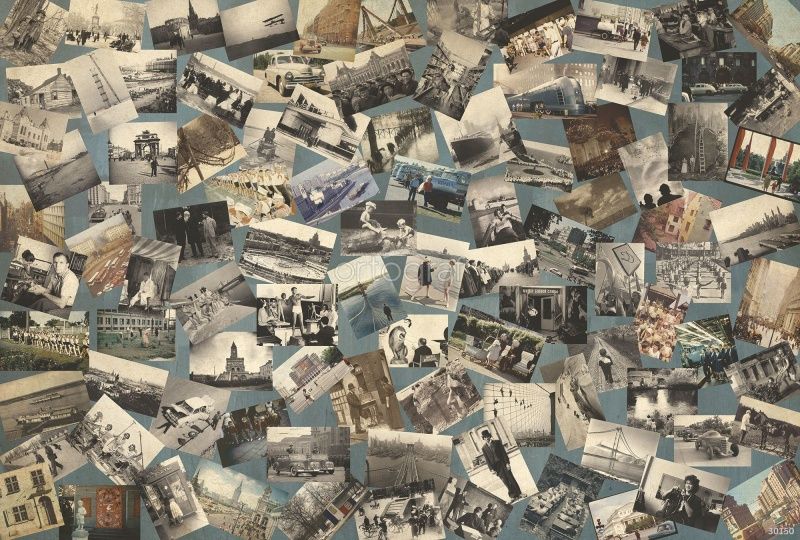Фреска Старые фотографии Art.30150