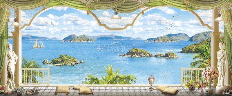 Фреска Терраса у залива Art.33965