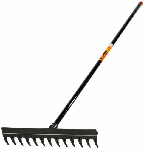 Грабли пластиковые с металлическим черенком AMIGO 77013