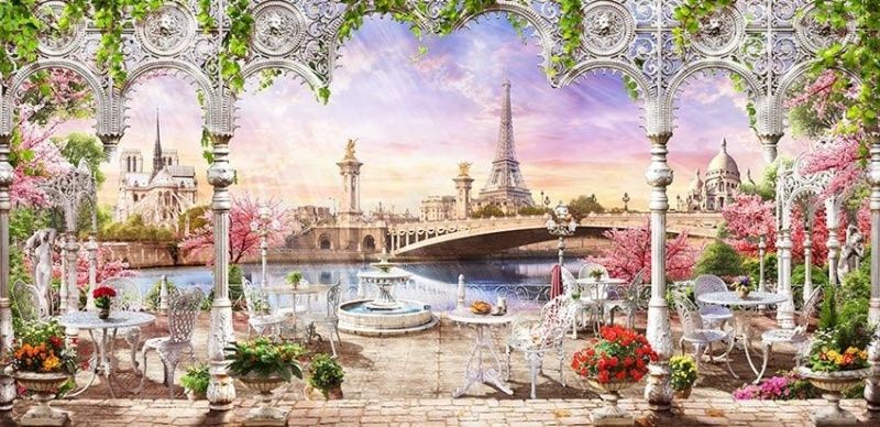 Фреска Современный Графический Дизайн м077