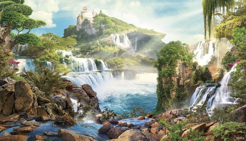 Фреска Замок на горе Art.30353