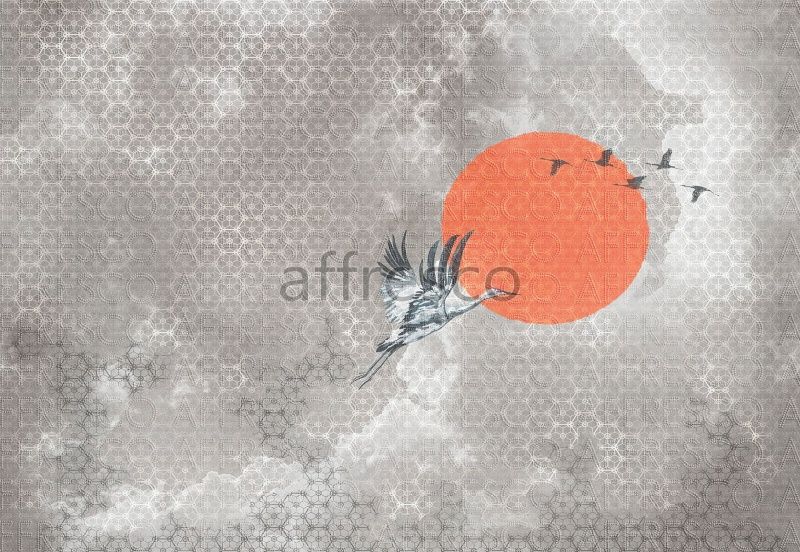 Фреска Аист в небе, арт. ID136194