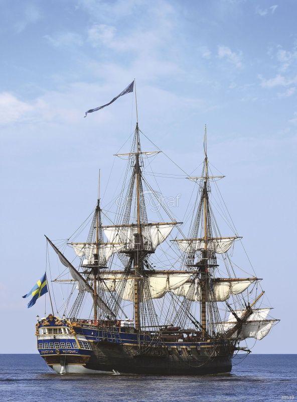 Фреска Старинный корвет Art.30539