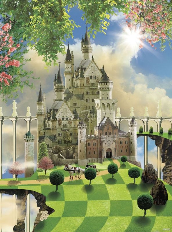 Фреска Шахматный замок Art.30780