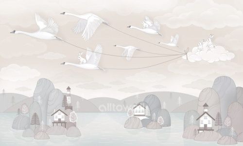 Фреска Озёрный край-1