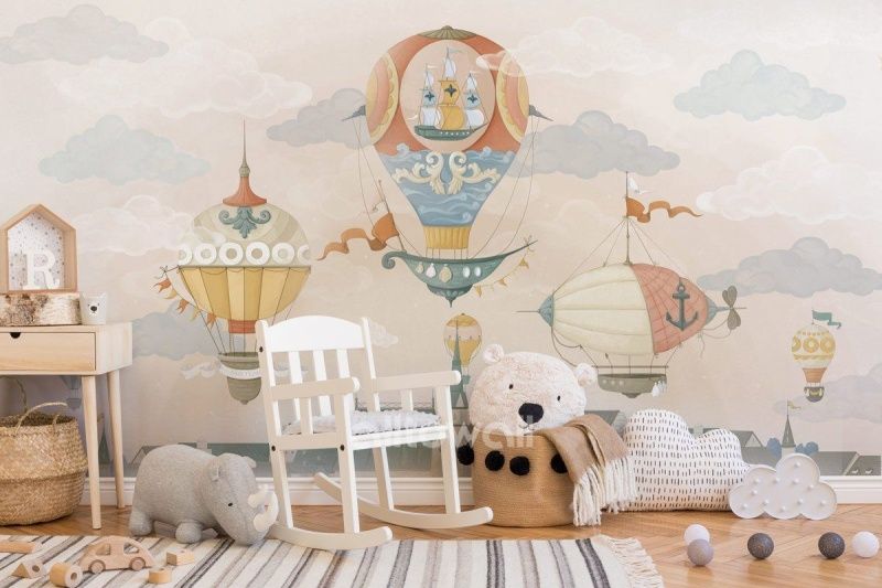 Фреска Полёт над городом